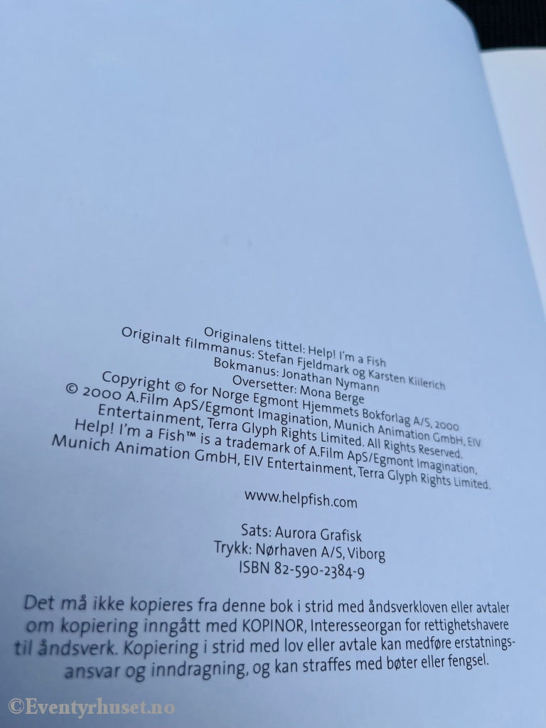 Hjelp Jeg Er En Fisk! 2000. Fortelling