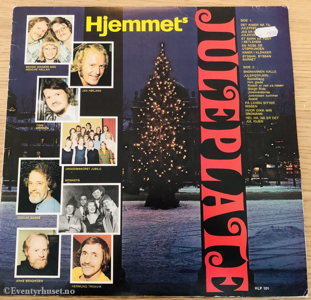 Hjemmets Juleplate. 1975. Lp. Lp Plate