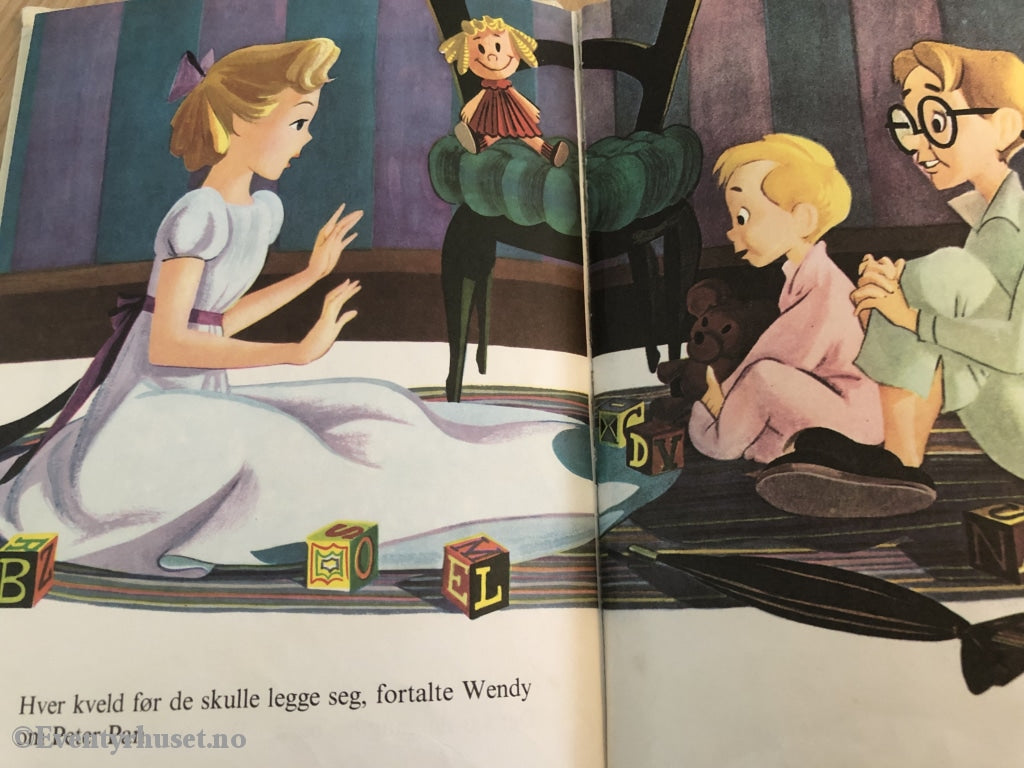 Walt Disney. 1974. Peter Pan Og Wendy. Fortelling