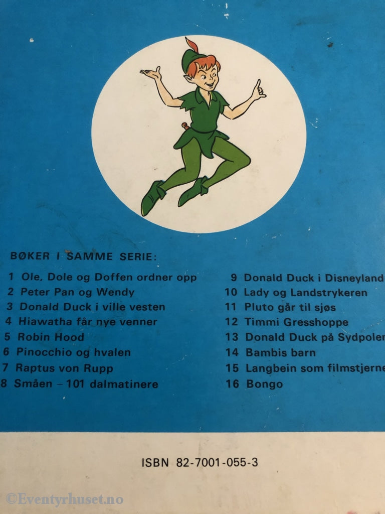 Walt Disney. 1974. Peter Pan Og Wendy. Fortelling