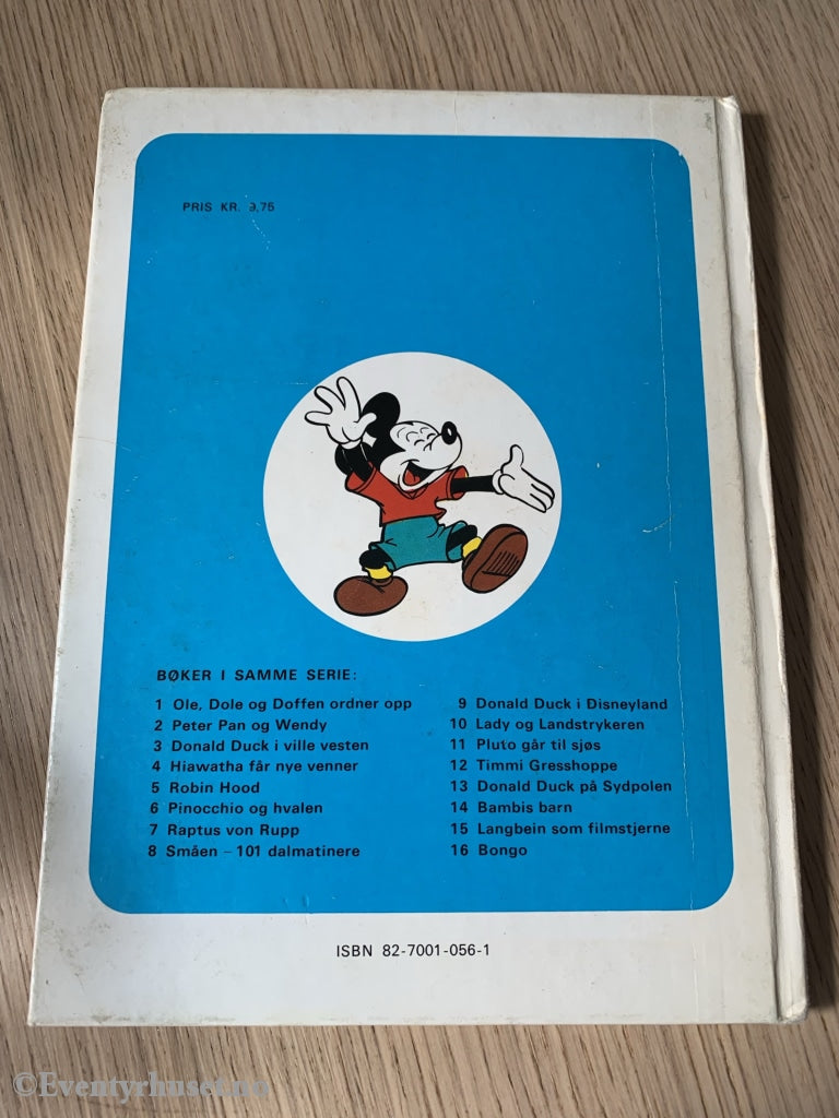 Hjemmets Småbokserie Nr. 3. Disney. 1974. Donald Duck I Ville Vesten. Fortelling