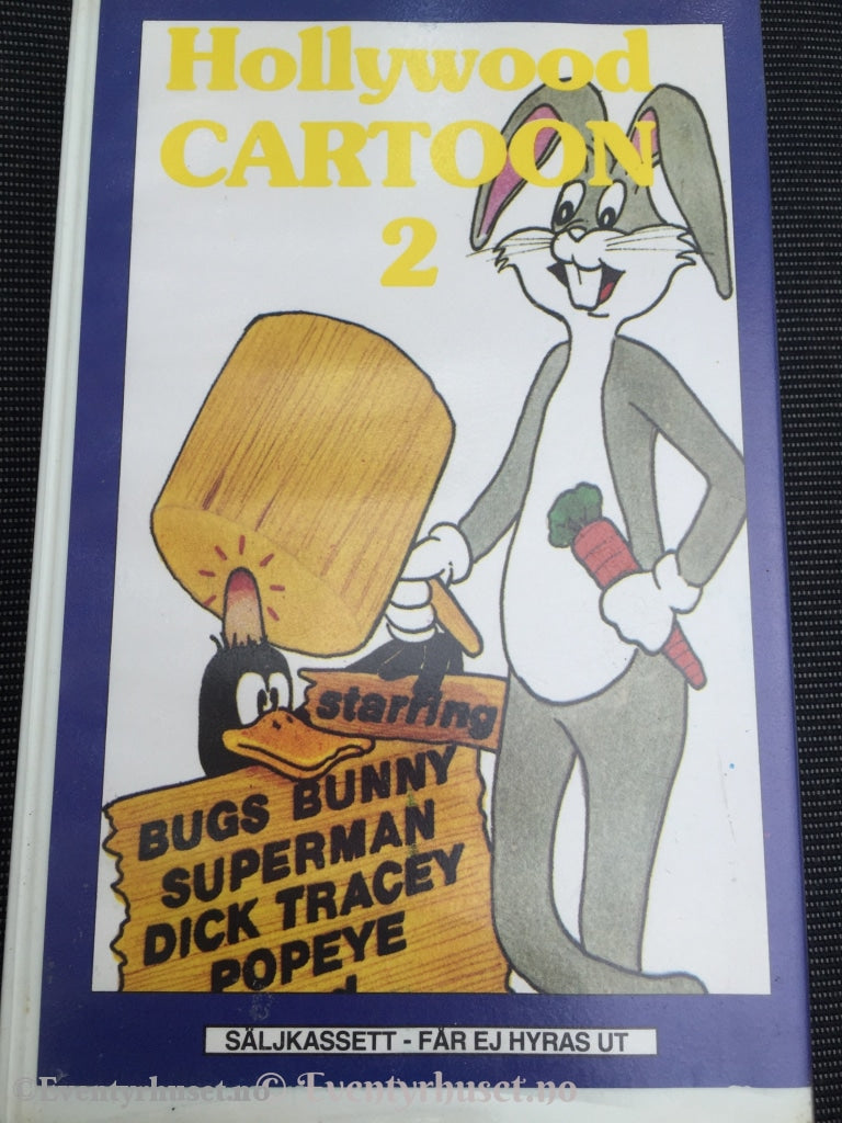 Hollywood Cartoon 1 & 2. Vhs Big Box.