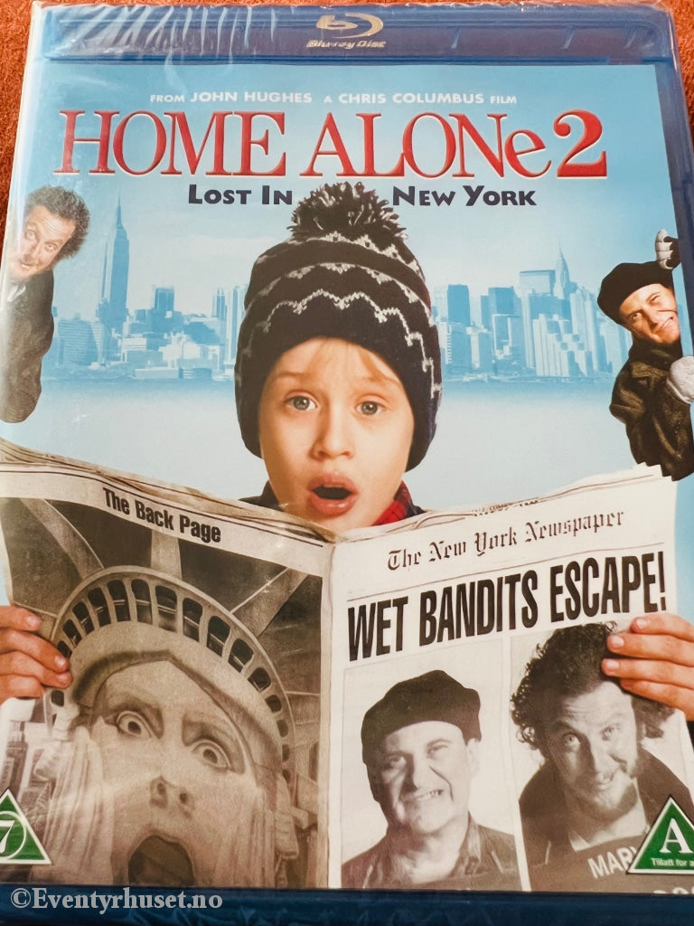 Home Alone 2 (Hjemme Alene 2). Blu-Ray. Ny I Plast! Blu-Ray Disc