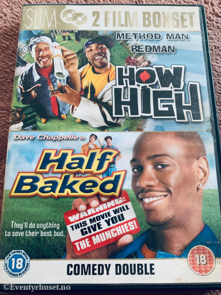 How High / Half Baked (1998 & 2001). DVD.