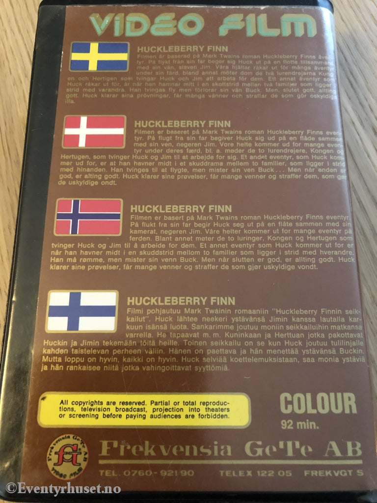 Huckleberry Finn. Beta. Beta