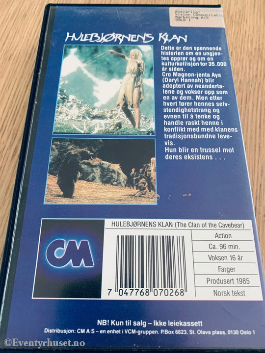 Hulebjørnens Klan. 1985. Vhs. Vhs