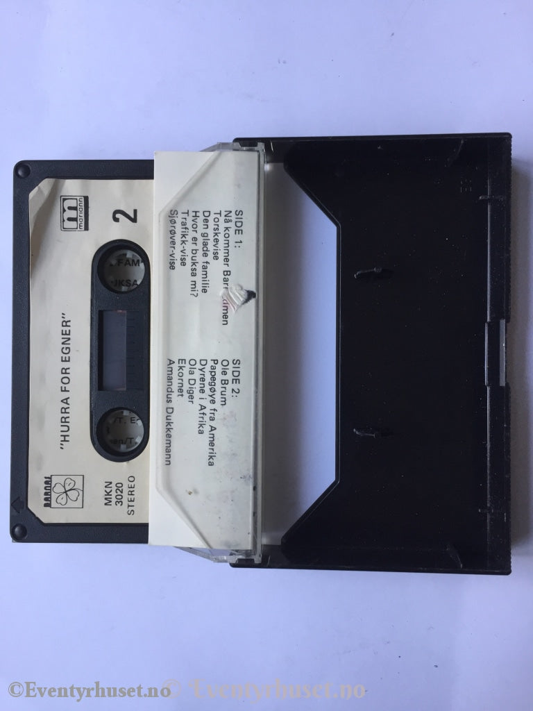 Hurra For Egner. 1983. Kassettbok. Kassettbok