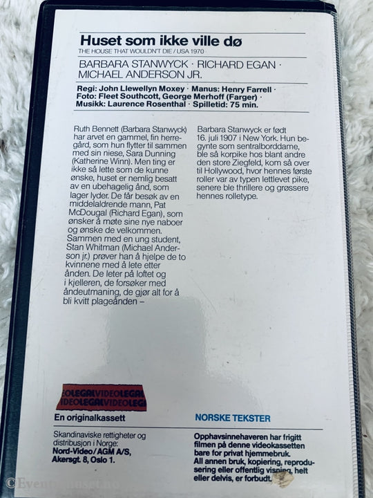 Huset Som Ikke Vil Dø. 1970. Beta Film.