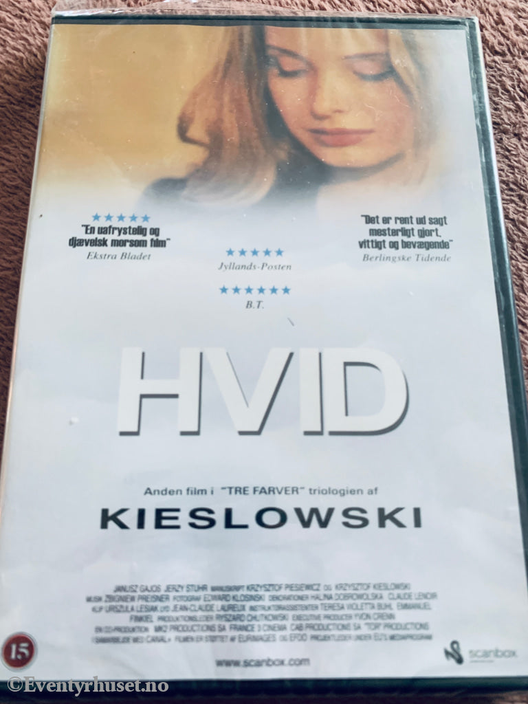 Hvit (Trois Couleurs: Blanc) (1994). DVD. Ny i plast!