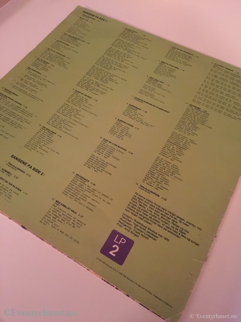 I Barnehagen! Sanger Rim Regler Og Eventyr Med Frank Nordli Mette Bjørndal. Lp. Lp Plate