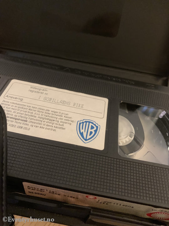 I Gorillaens Rike. 1988. Vhs. Vhs