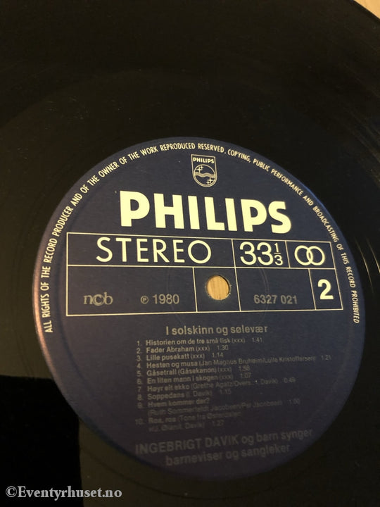 I Solskinn Og Sølevær. 1980. Lp. Lp Plate