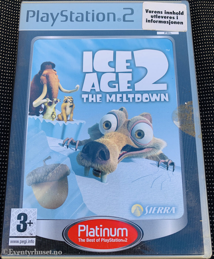 Jeu PS2 L'Âge De Glace 2 (Platinum) - État Correct
