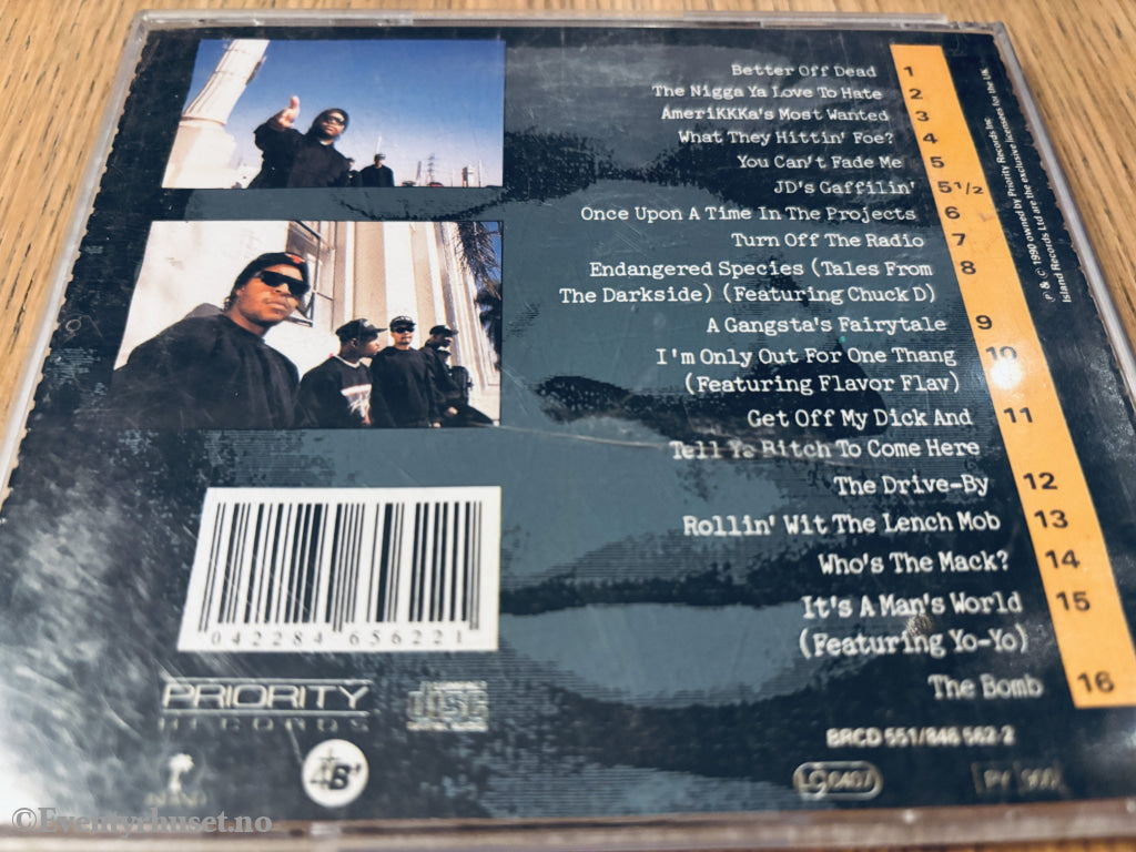Ice Cube – AmeriKKKa’s Most Wanted (1990). CD.
