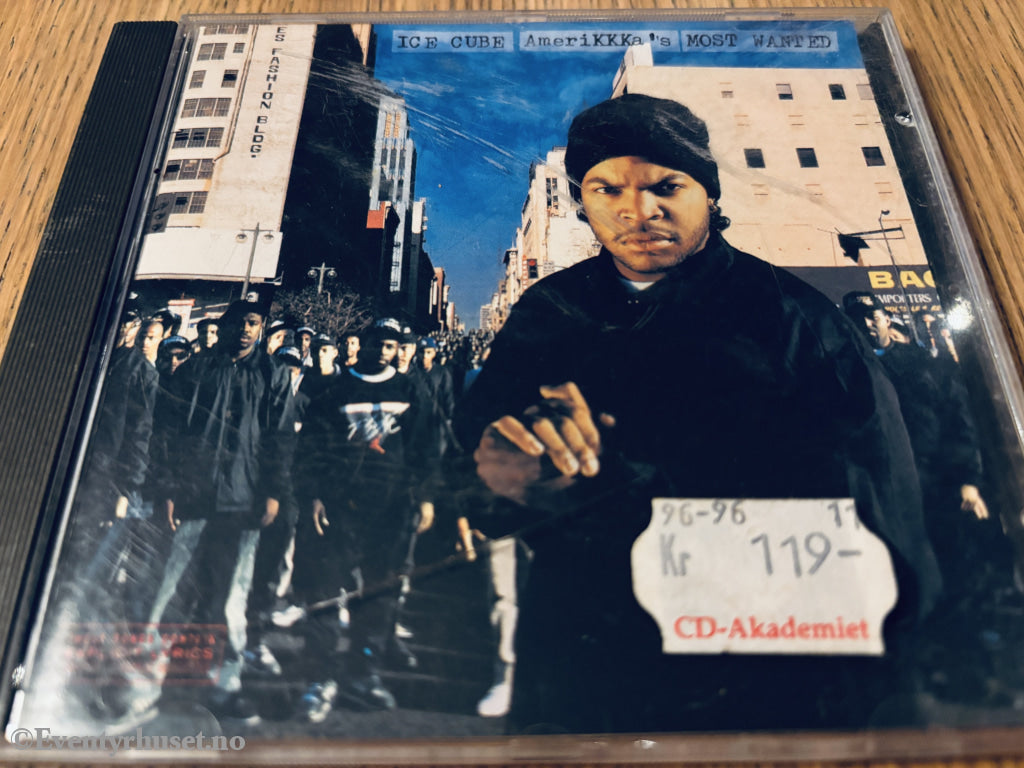 Ice Cube – AmeriKKKa’s Most Wanted (1990). CD.