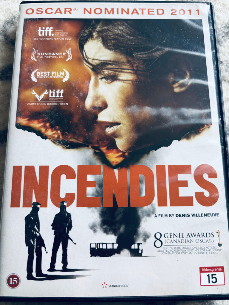 Incendies. DVD.