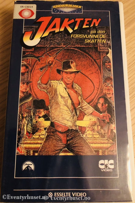 Indiana Jones. 1981. Jakten På Den Forsvunnede Skatten. Vhs. Vhs