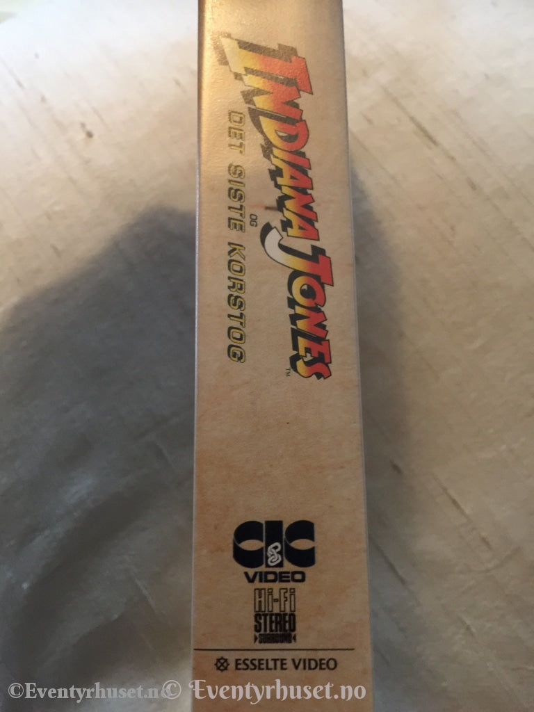 Indiana Jones Og Det Siste Korstog. 1989. Vhs. Vhs
