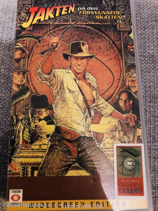 Indiana Jones Og Jakten På Den Forsvunnede Skatten. 1981. Vhs. Vhs