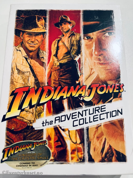 Indiana Jones. The Adventure Collection. DVD. Ny i plast!