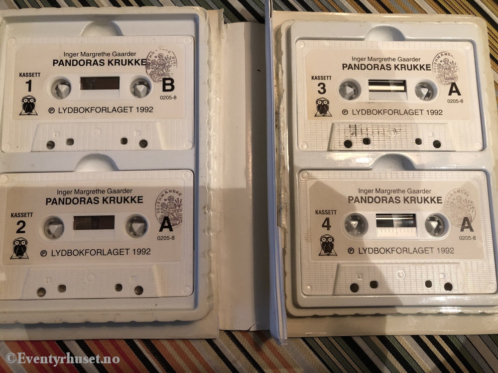 Inger Margrethe Gaarder. 1992. Pandoras Krukke Og Andre Fortellinger Om Mennesker Makter. Kassettbok