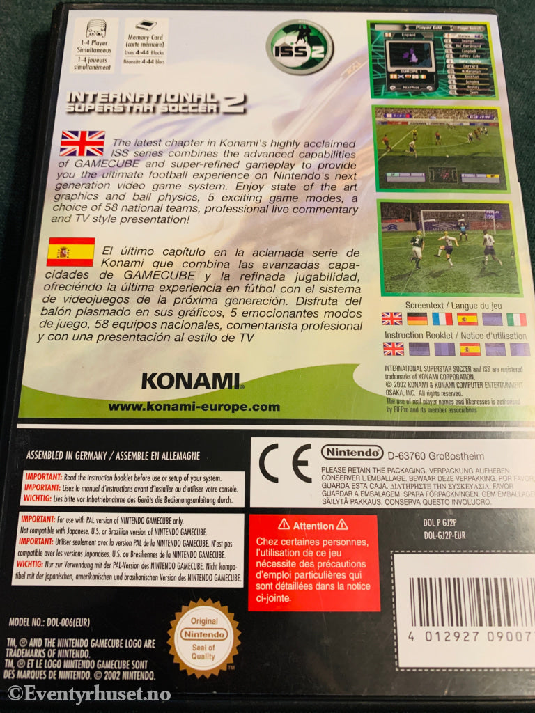 International Superstar Soccer 2. Gamecube.