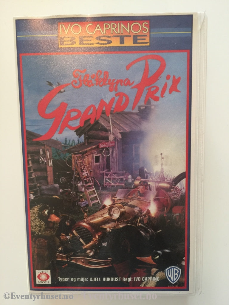 Ivo Caprino. 1995 (1975). Flåklypa Grand Prix. VHS. – Eventyrhuset
