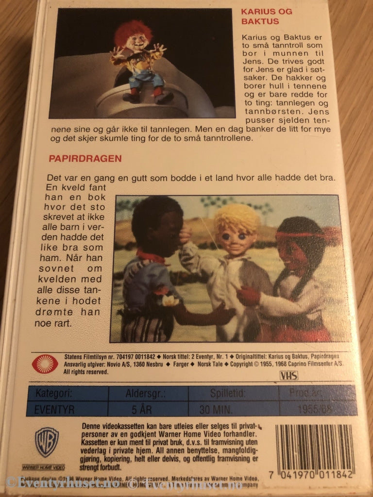 Ivo Caprino. 2 Eventyr Nr 1. Vhs. Vhs