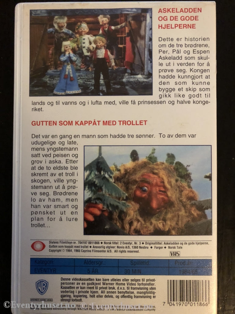 Ivo Caprino. 2 Eventyr Nr 3. Vhs. Vhs