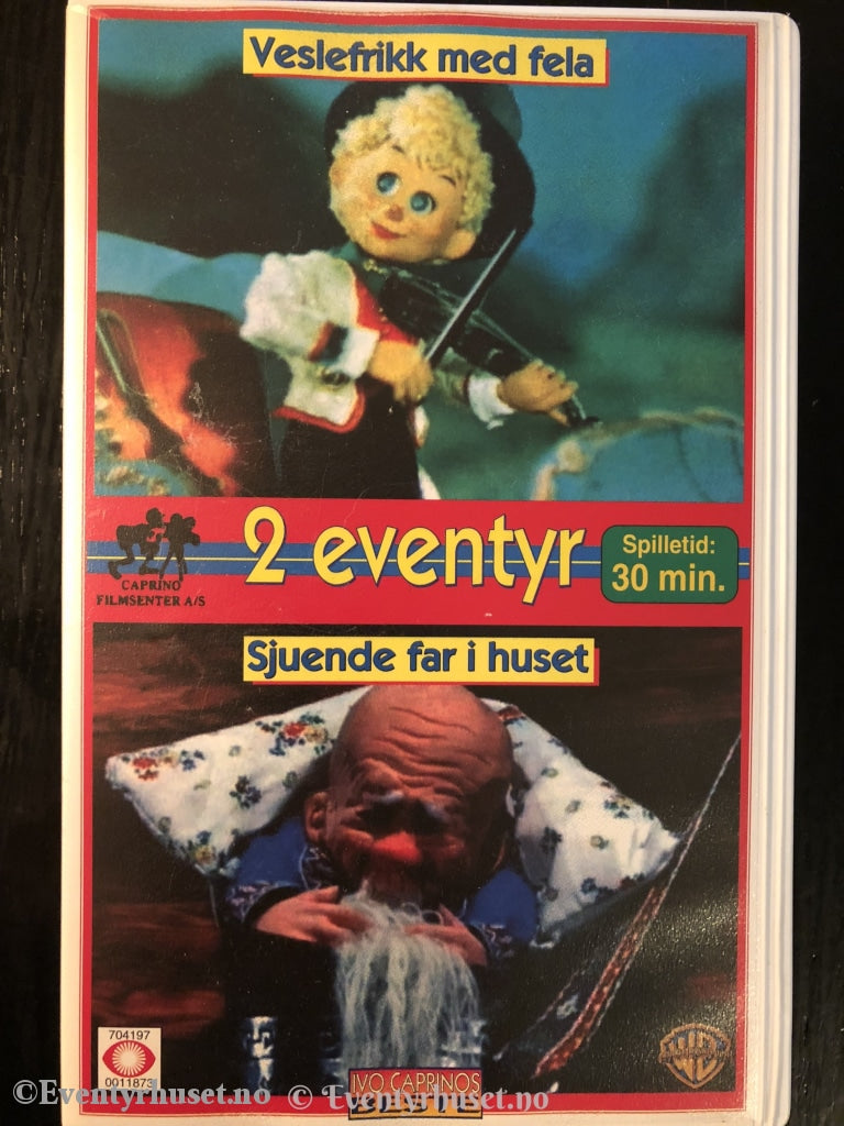 Ivo Caprino. 2 Eventyr Nr 4. Vhs. Vhs