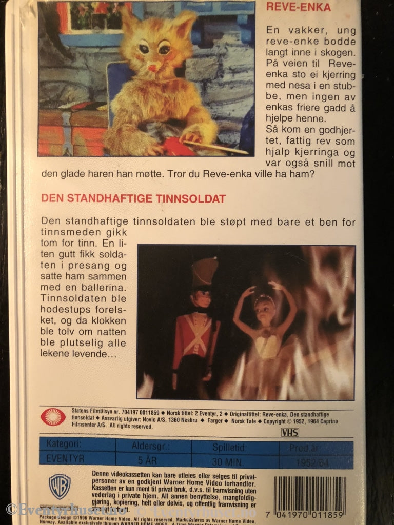 Ivo Caprino. 2 Eventyr Nr Vhs. Vhs