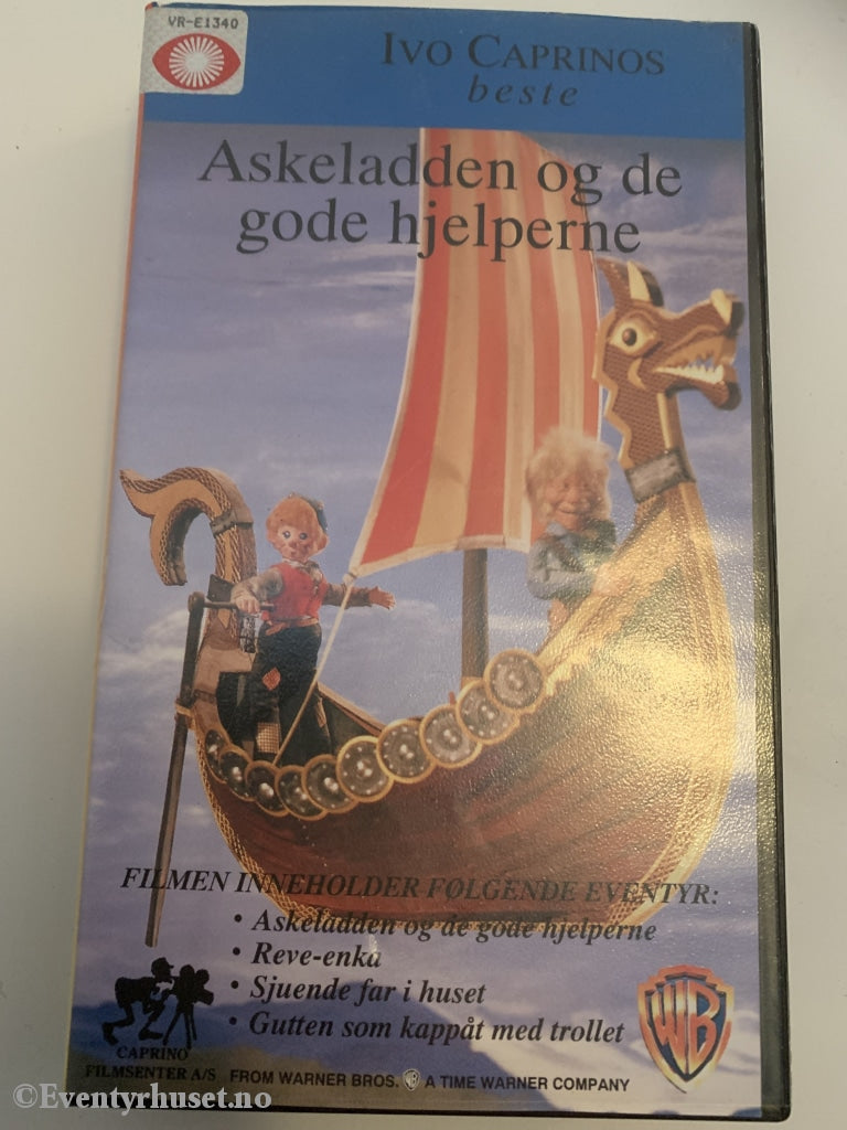 Ivo Caprino. Askeladden Og De Gode Hjelperne. Vhs. Vhs
