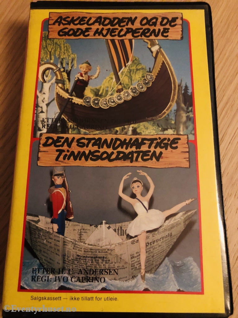 Ivo Caprino. Etter Asbjørnsen Og Moe. Eventyrserien. Nr. 3. Askeladden De Gode Hjelperne Mfl. Vhs