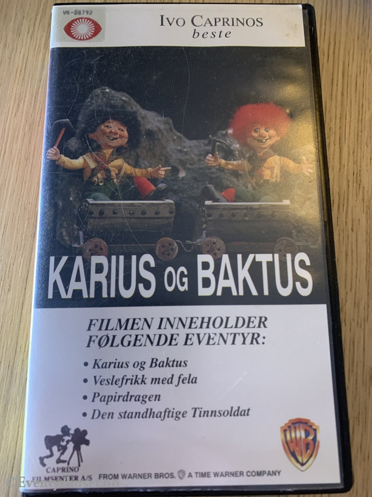 Ivo Caprinos Beste. Karius Og Baktus Mm. Vhs. Vhs