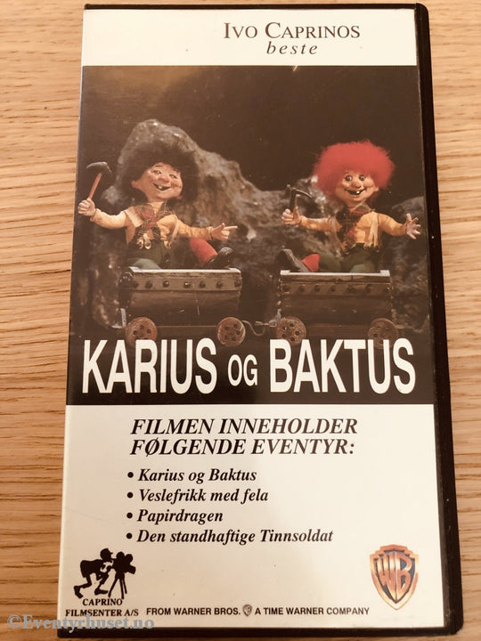 Ivo Caprinos Beste. Karius Og Baktus Mm. Vhs. Vhs