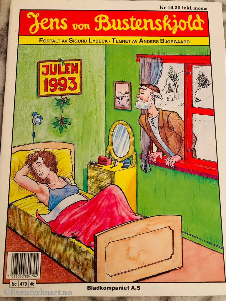 Jens Von Bustenskjold. Julen 1993. Julehefter