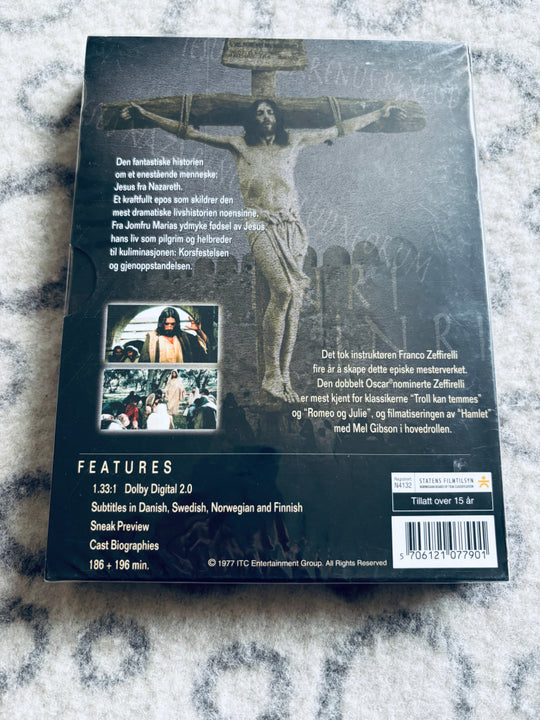 Jesus of Nazareth. DVD slipcase. Ny i plast!