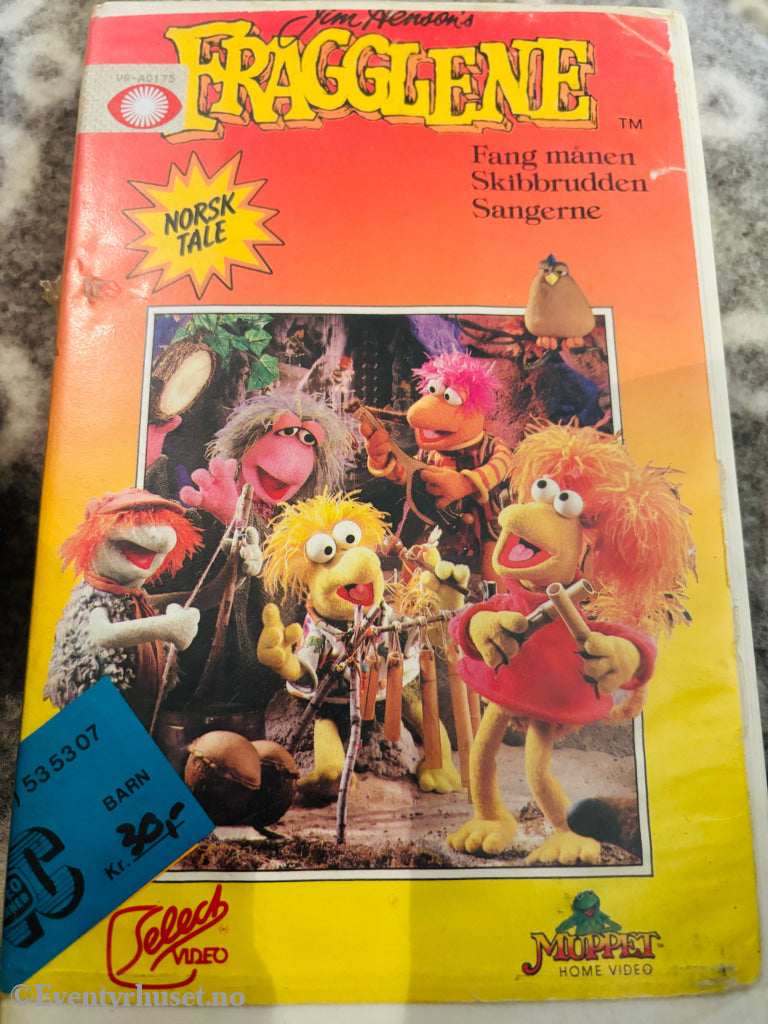 Jim Henson’s Fragglene. 1984. VHS Big Box. VHS Big Box