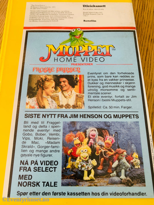 Jim Henson’s Froskeprinsen. 1971/83. Beta Select SB. Beta
