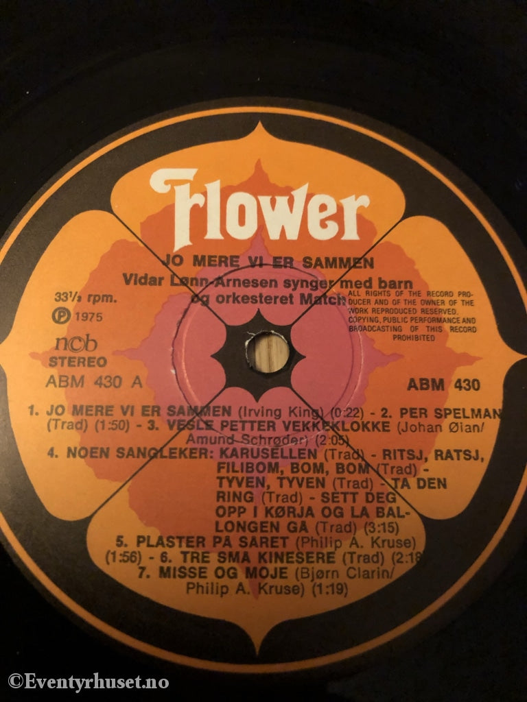 Jo Mere Vi Er Sammen. Vol. 1. 1975. Lp. Lp Plate