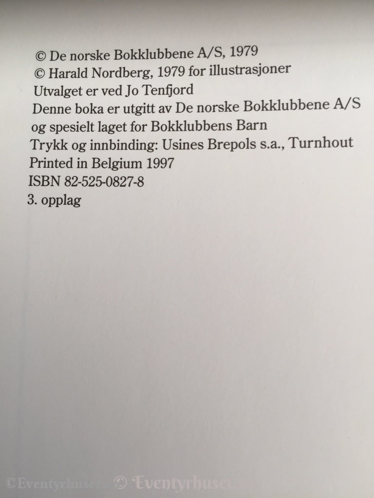 Jo Tenfjord. 1979. Ro Til Regleland. Barnevers