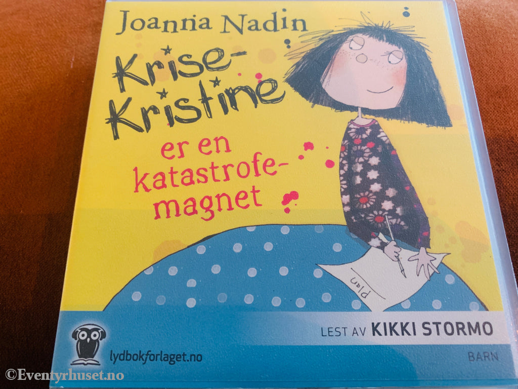 Joanna Nadin. Krise-Kristine er en katastrofemagnet. 2010. Lydbok på CD.