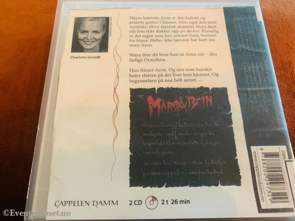 Jon Ewo. Marg & Bein: Ormehieia. 2008. Lydbok på CD.