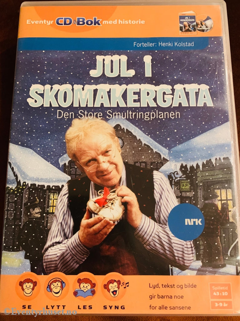 Jul I Skomakergata - Den Store Smultringplanen. Cd Minus Bok.