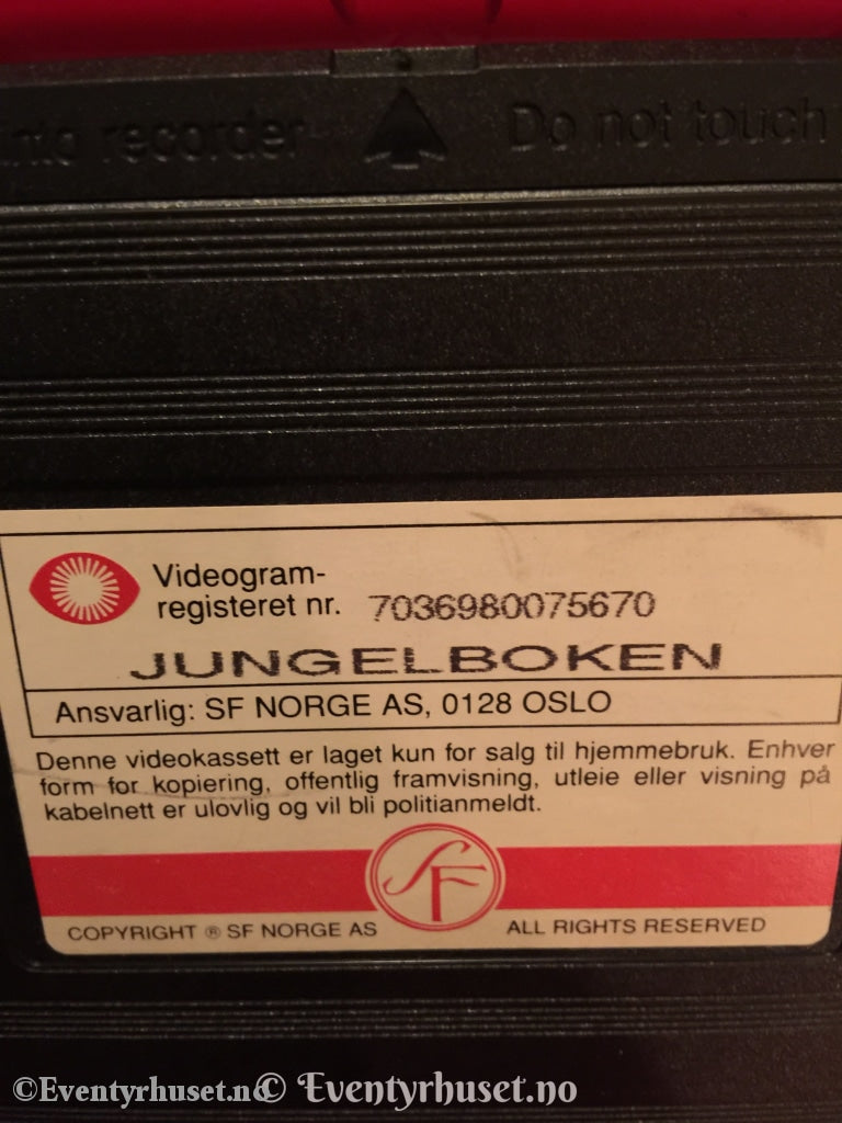 Jungelboken. 1942. Vhs. Vhs