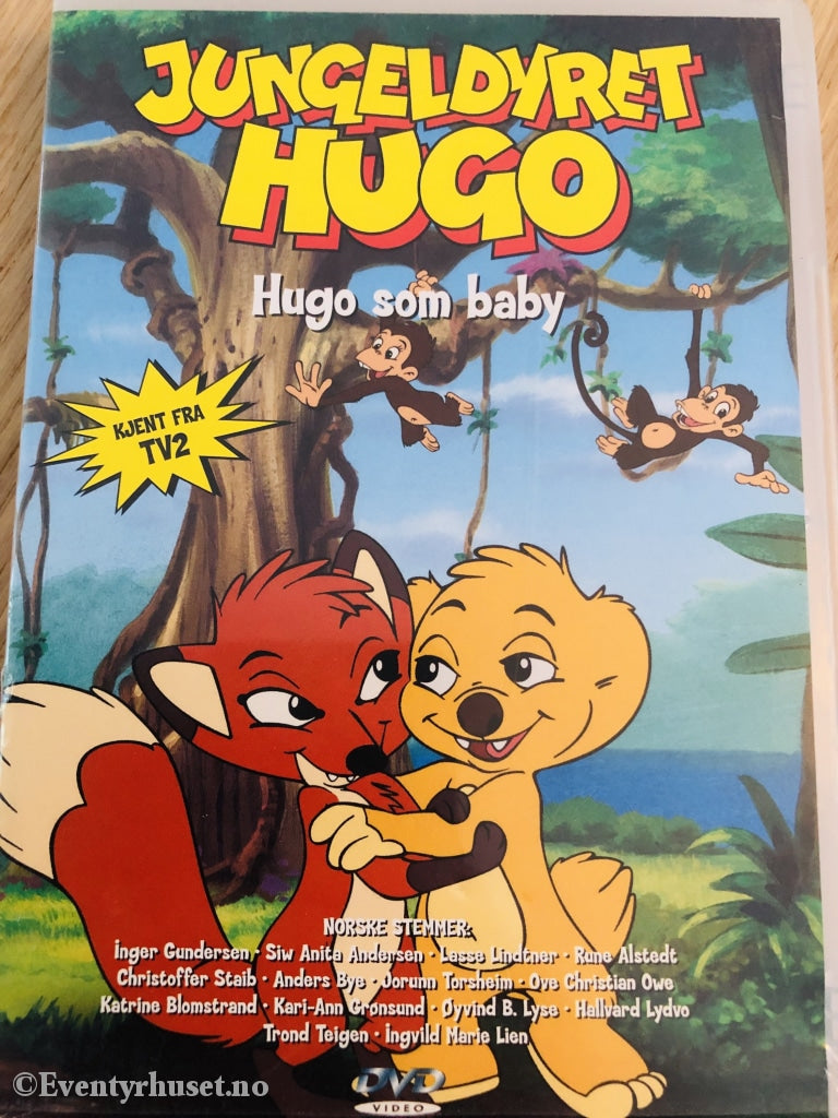 Jungeldyret Hugo. Hugo Som Baby. Dvd. Dvd