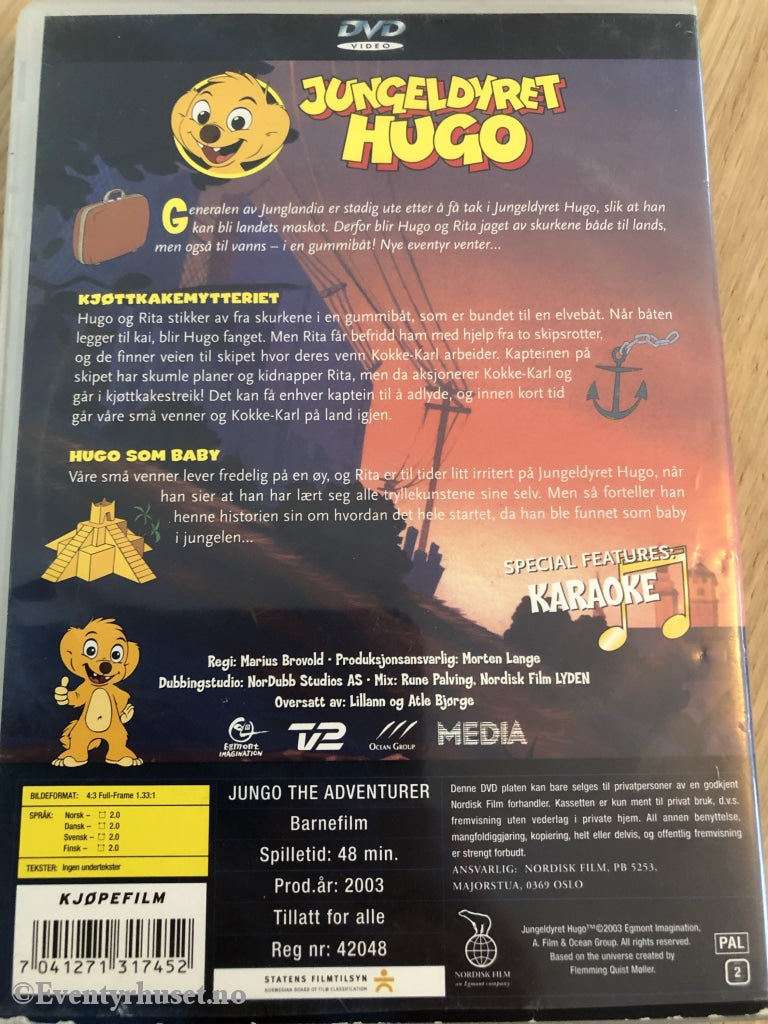 Jungeldyret Hugo. Hugo Som Baby. Dvd. Dvd