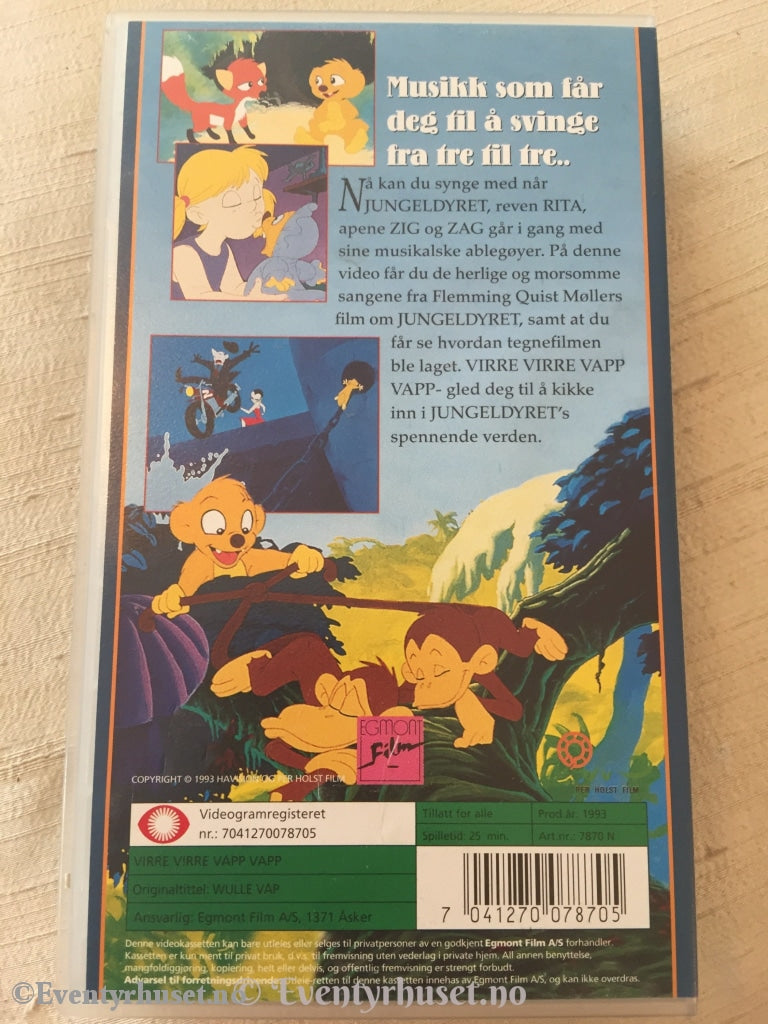 Virre Virre Vapp. 1993. Vhs. Vhs