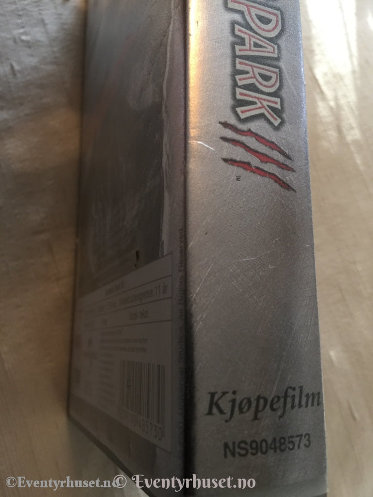 Jurassic Park 3. 2001. Vhs. Vhs