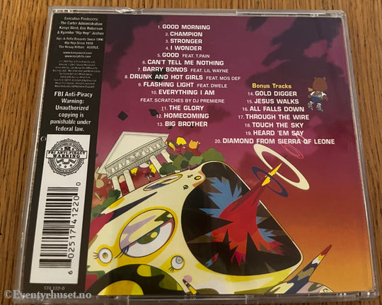 Kanye West. 2007. Graduation. CD.